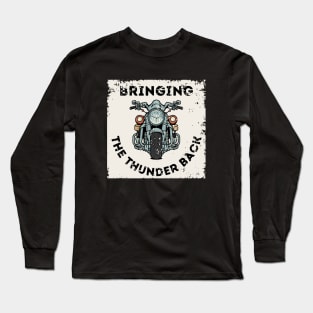 Vintage Motorcycle Vibe Long Sleeve T-Shirt